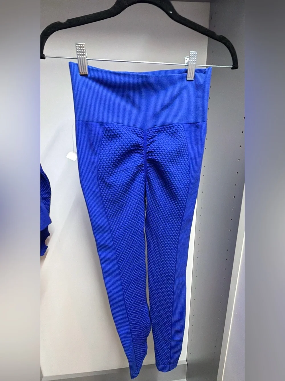 Bailey/44 Sport Cobalt Blue Seamless Activewear Set – Size Small